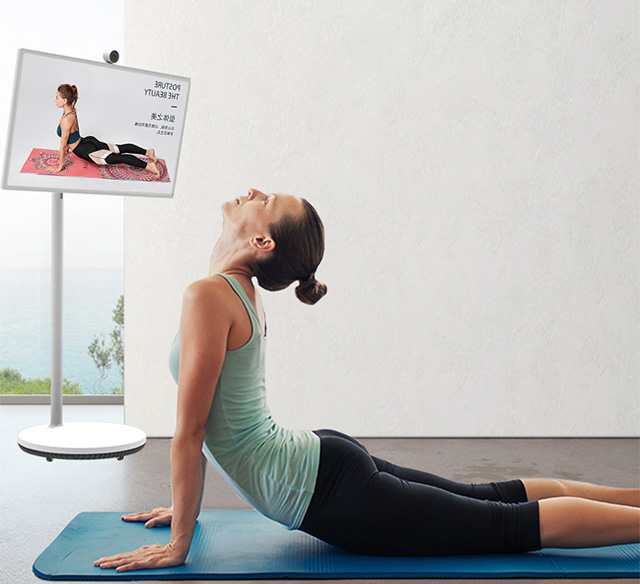 人生就是博科技闺蜜机摄像头可以自动识别用户动作，科学健身